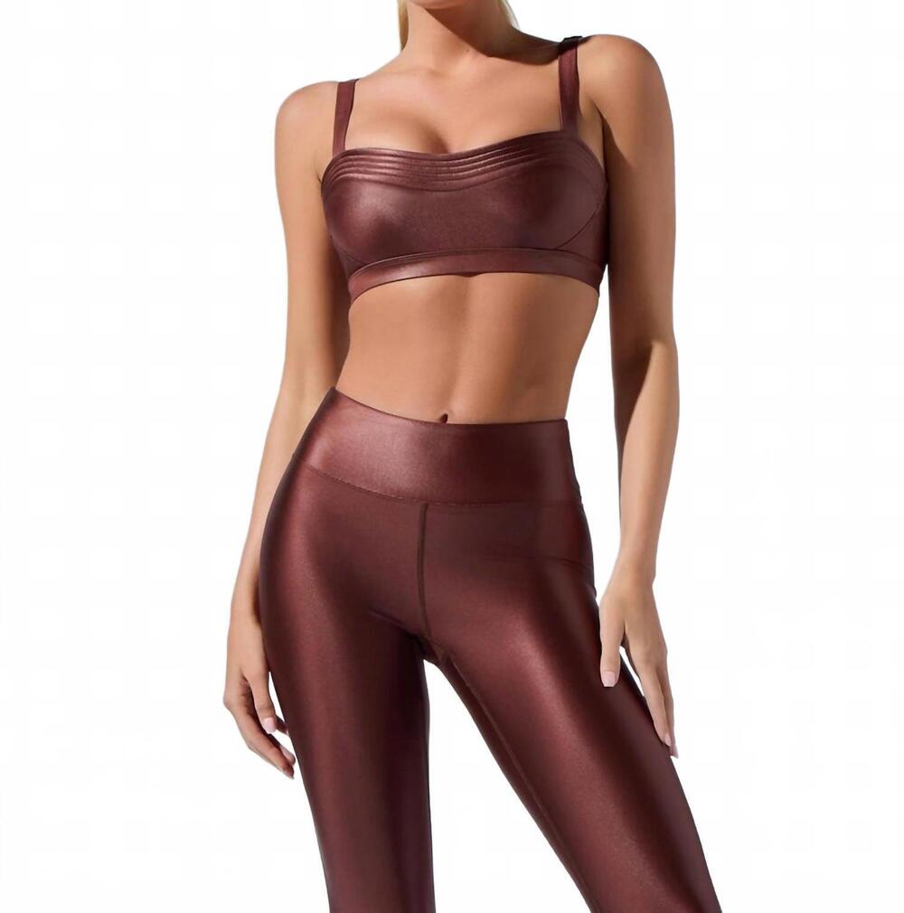 NEW HEROINE SPORT celine sports bra in henna